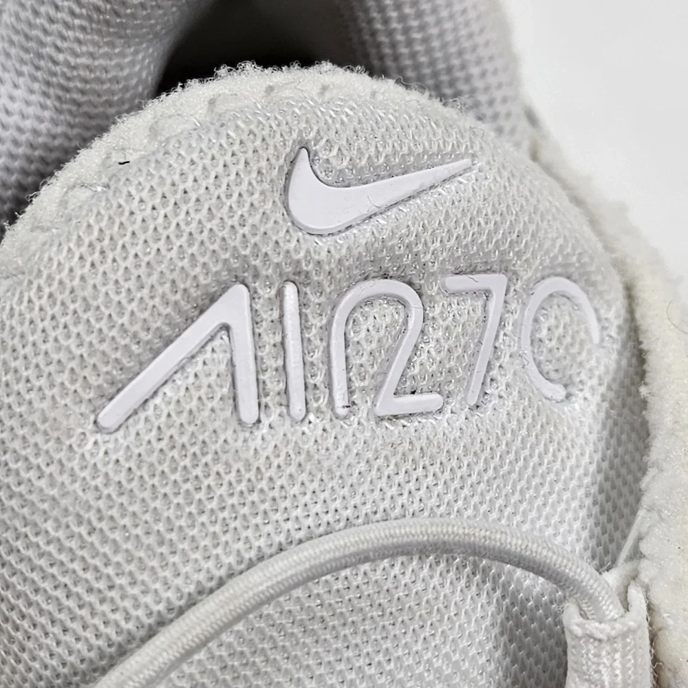Nike Air Max 270 RT Kids 10C White‎  Platinum DD1646-103 Running Sneakers Shoes